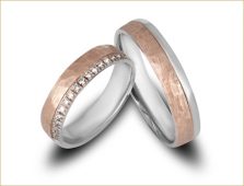 Burme od roze i belog zlata Burme od roze i belog zlata